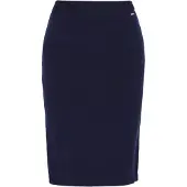 Dreimaster Klassik Jupe bleu marine