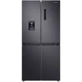 Samsung RF48A401EB4/EO, Réfrigérateur, Portes françaises, Noir, Technologie LED, Distributeur à porte, Verre trempé