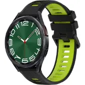Samsung Bracelet pour montre Galaxy Watch 6 Classic 47 mm - Noir/Vert