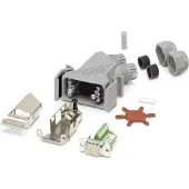 Phoenix Contact Kit Connexion Male Interbus Ip67 9cts, Câble + prise électronique, Gris