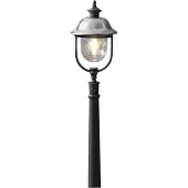 Konstsmide Lampe de terrasse Parma 125cm en acier inoxydable avec du noir