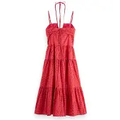 Scotch & Soda Ufu00617t Sleeveless Dress Rose 40 Femme