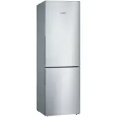 Bosch Réfrigérateur combiné 60cm 308l lowfrost inox - - KGV36VLEAS - série 4