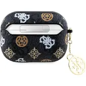 GUESS Airpods Pro 2 Case - Peony on 4G - Black