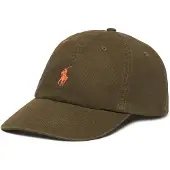 Ralph Lauren pour femme. 211912843006 La casquette chinoise emblématique en coton vert olive (OSFA), Casuel