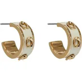Coach Boucles d'oreilles or / blanc