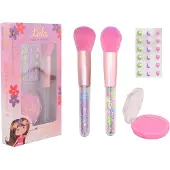 Kärkkäinen LaLa – Rouge- und Pinsel-Make-up-Set mit Aufklebern
