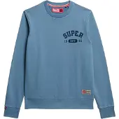 Superdry Athletic Printed Sweatshirt Bleu XL Homme