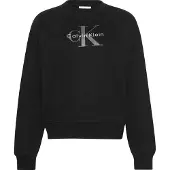 Calvin Klein Sweat-shirt gris / noir / blanc