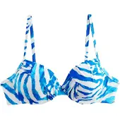 Next Hauts de bikini bleu / blanc
