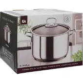 Excellent houseware Casserole avec couvercle 9 L Acier inoxydable