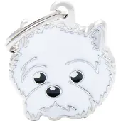 My Family Médaillon Pour Animaux De Compagnie West Highland