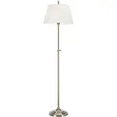 Markslöjd OXFORD Floor 1L Offwhite/Antique Brass (E27)