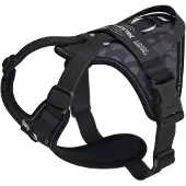 Julius-K9 K9 Longwalk light sele w/handle+trackerpocket,Night Camo,XS (XS, Chien, Promenade)