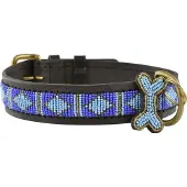 Kampuni Collier pour chien Rafiki blå large, 61x3,8 cm (Chien)