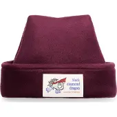 Black Diamond Pointed Fleece Beanie Rouge