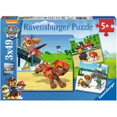 Ravensburger 9239 Paw Patrol Team auf 4 Pfoten Puzzle 3x 49 Teile
