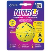 Zeus Nitro - Weighted Ball - Yellow and Blue - Medium, Ø6.3cm