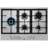 AEG HGB75520SM Acier inoxydable Intégré 75 cm Gaz 5 zone(s)