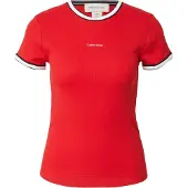 Calvin Klein Lv047d201g Short Sleeve T-shirt Rouge L Femme