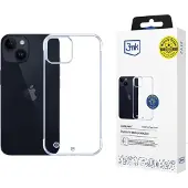 3MK Etui Just20g Clear Case do iPhone 15 Plus (Apple iPhone 15 Plus), Coque pour téléphone portable, Transparent