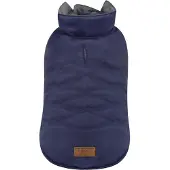 Croci manteau pour chien éco-glam, bleu recyclé