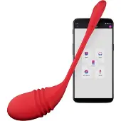 Lovense Vulse - Œuf vibrant à poussées contrôlé par application (rouge)