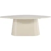 Ebuy24 Diamond table de salle à manger 110x210 cm beige.