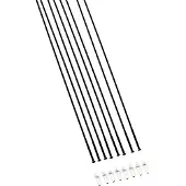 Dt Swiss Kit de rayons pour jante ARC 1400 DICUT 700C, couleur noire - ensemble fiable pour roues...