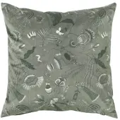 Broste Copenhagen Housses de coussins BELL FLOWER - Vert - 50x50 cm