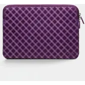 Trunk Housse pour MacBook Pro & Air 13", tartan moyen pourpre (13", Apple), Sac pour notebook, Violet