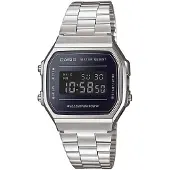 Casio - Montre - Hommes - Chronographe - A168WEM-1EF - COLLECTION RETRO