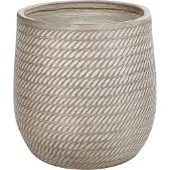 Beliani Cache-Pot D 39 Cm Taupe Livadia
