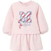 Zippy 3107553901 Long Sleeve Dress Rose 12-18 Months Fille