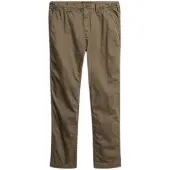 Superdry pour homme. M7011414A Pantalon utilitaire chino marron foncé (33/32), Casuel, Coton