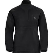 Jack Wolfskin Sumetro, pull polaire, femme, noir