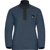 Jack Wolfskin Sumetro, pull polaire, femme, bleu