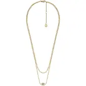 Fossil Collier Sutton, (Acier inoxydable, 41 cm)