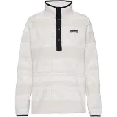 Columbia Benton Springs Printed Snap Half Zip Fleece Beige M Femme
