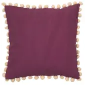 Broste Copenhagen Housses de coussins POM - Bordeaux - 40x40 cm