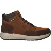 Rieker Bottes à lacets camel / marron / brun foncé