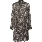 Kaffe Robe 'KALinda' noir / blanc cassé