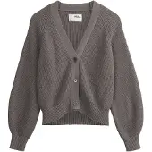 Mela London Cardigan 'Bhuma' gris chiné