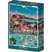Pieces & Peace Puzzle Ghost Cinema - 1000 Teile Puzzle Spiel