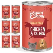 Edgard & Cooper Senior - Poulet et saumon - 6 x 400 g