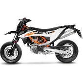 Leovince One Evo Ktm 14324ek Not Homologated Slip On Muffler Argenté Not Homologated