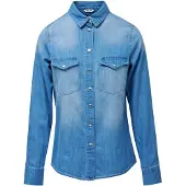 Salsa Jeans 21010454 Long Sleeve Shirt Bleu XL Femme