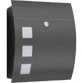 CMD 43 Applique d'extérieur en acier inoxydable avec verre opale IP44 E27