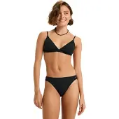 Roxy Beach Classics Bikini Bottom Noir L Femme
