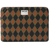 Wouf Sac d’ordinateur portable 'Studio' pueblo / vert gazon / noir / blanc